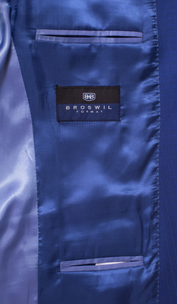 Подкладка мужского классического костюма Broswil 1706 с логотипом