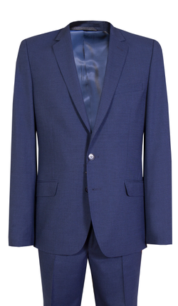 
                                    
                                        Мужской костюм классический синий, имитация платка в нагрудном кармане 1717 Broswil
                                    
                                    